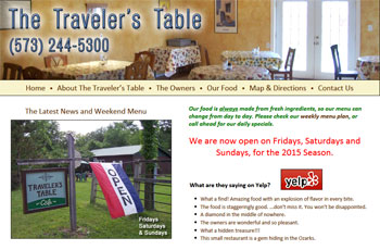 The Travelers Table